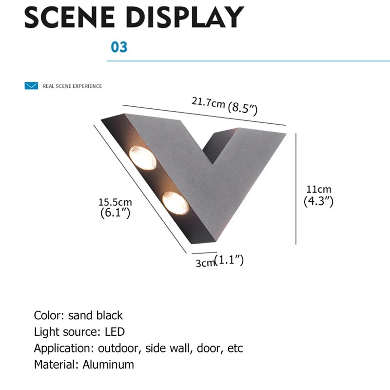 Waterproof Outdoor Wall Sconce