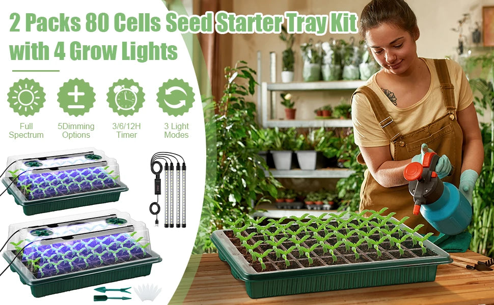 LED Seed Starter Tray Kit