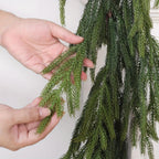 Real-Touch Norfolk Pine Garland