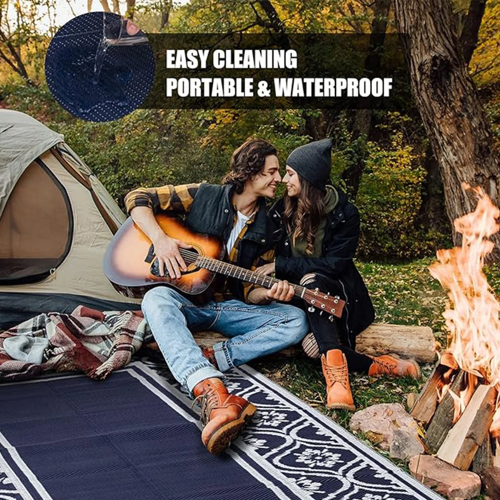 Reversible Woven Patio Rug
