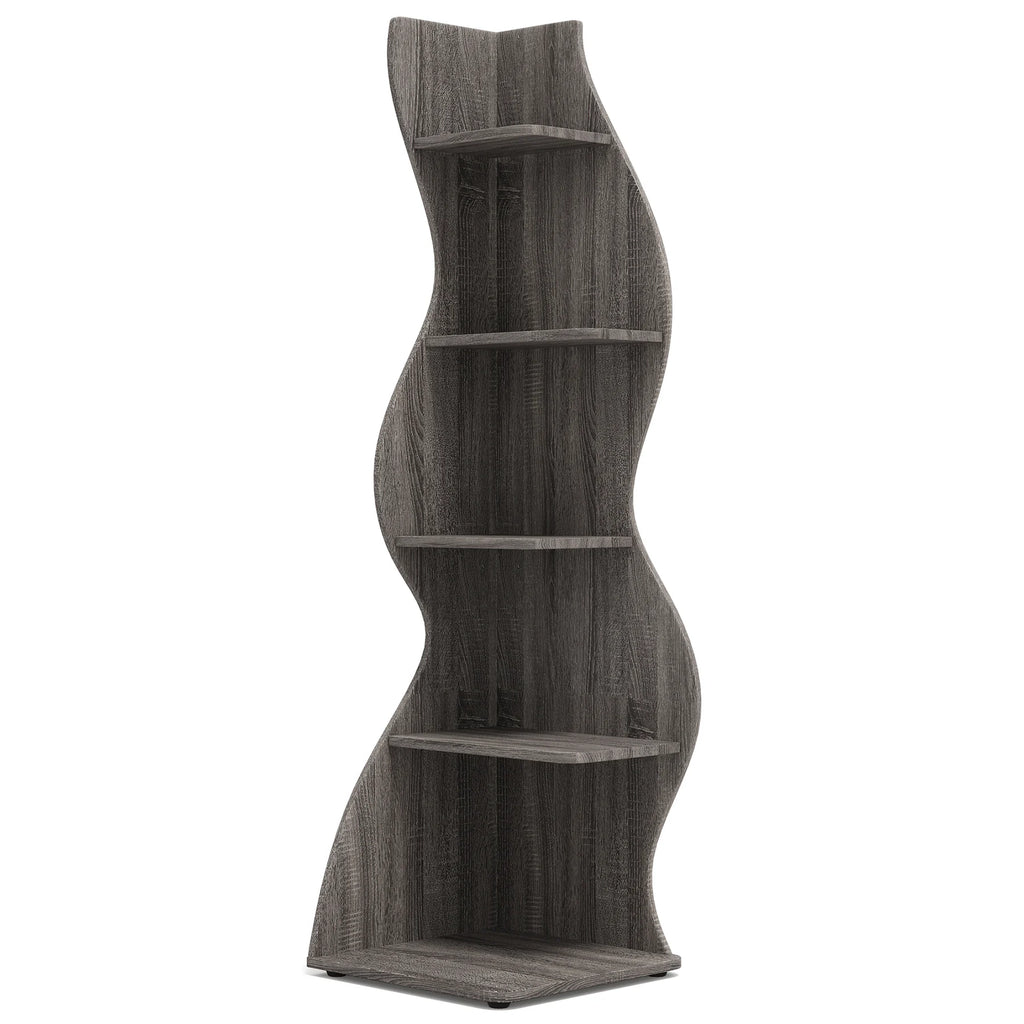 5-Tier Corner Bookshelf