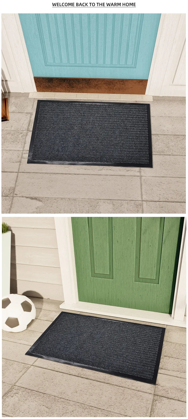 Natural Rubber Anti-Slip Welcome Mat