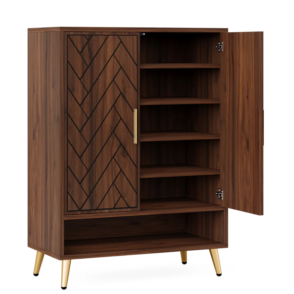 WalnutHaven 6-Tier Shoe Cabinet