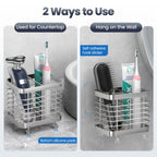 Stainless Steel Wall-Mounted Toothbrush Holder
