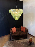 Murano Glass Dimmable LED Chandelier