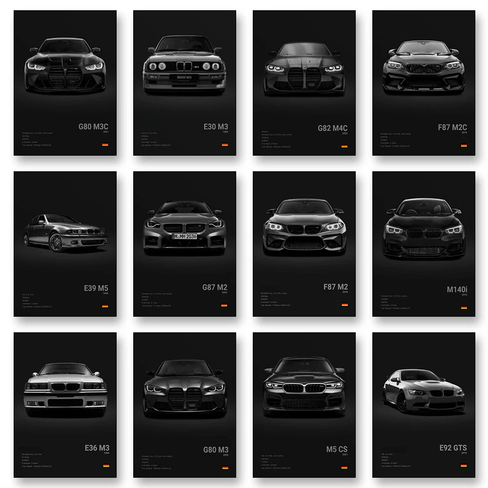 Classic Performance Car Canvas Print