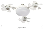 Dimmable Remote-Control Ceiling Fan with Light