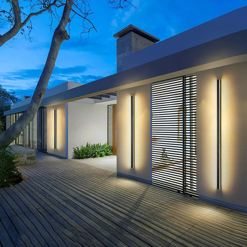 Long Waterproof Outdoor LED Wall Light