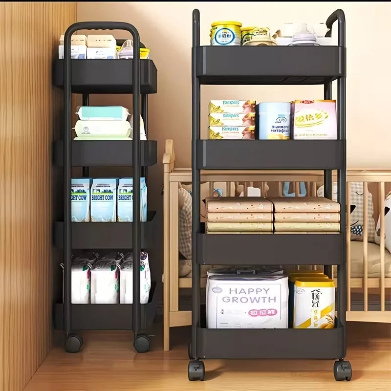 4-Tier Rolling Storage Cart
