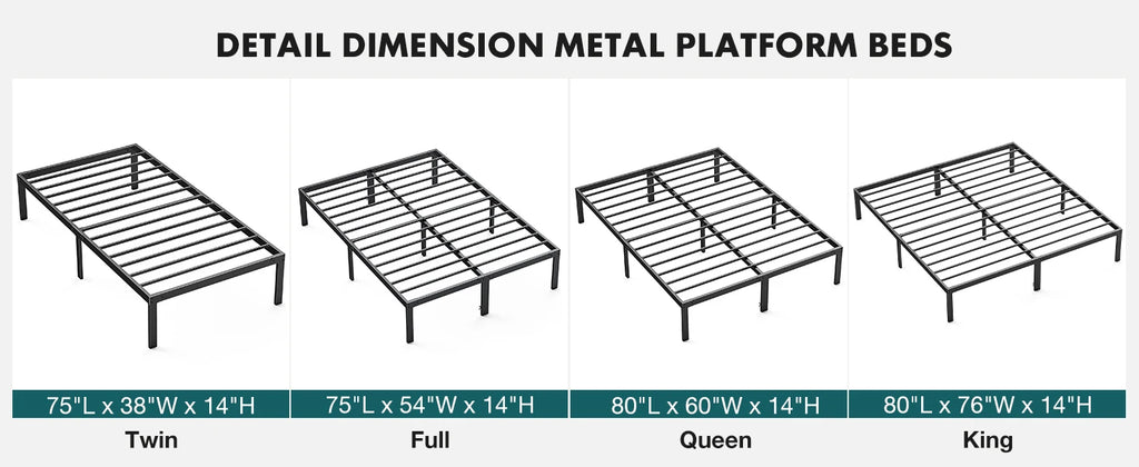 Metal Platform Bed Frame