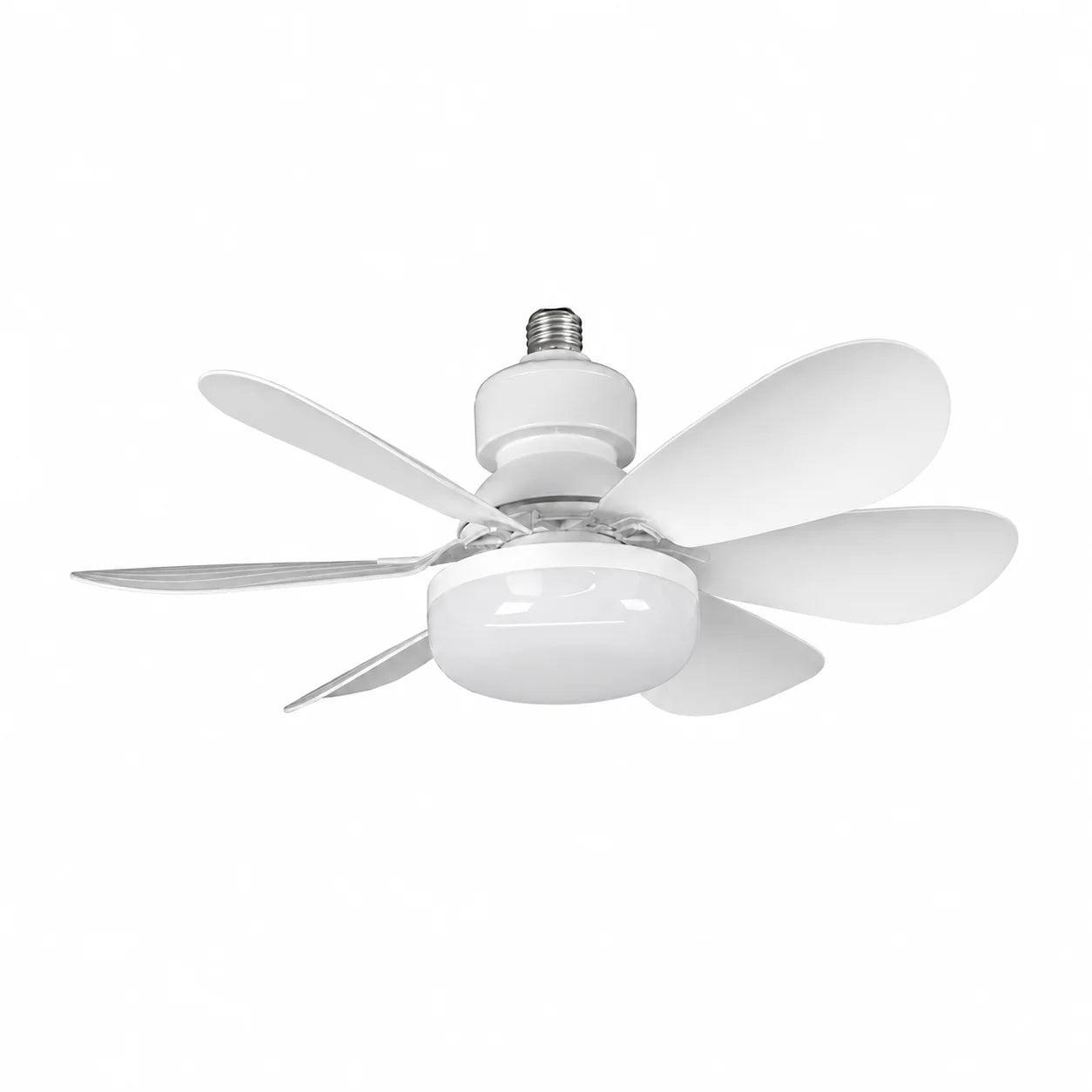 E27 Dimmable Remote-Control LED Ceiling Fan with Light