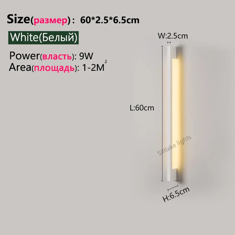 Long Mount LED Wall Light