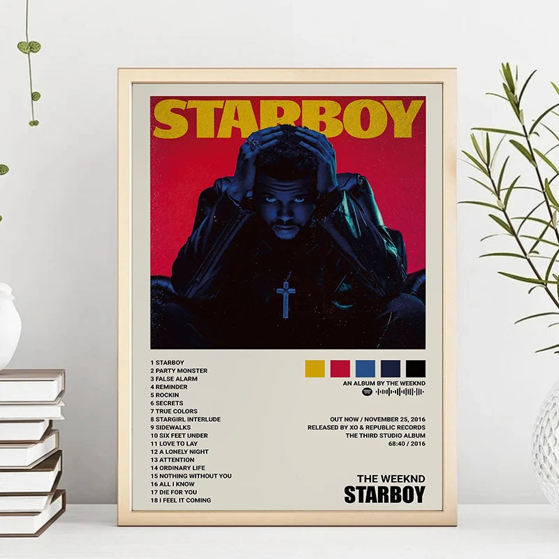 Modern Music Portrait Canvas Print — WESTMERE