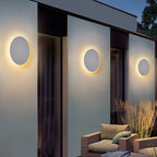 Round Waterproof Outdoor LED Wall Light