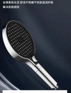 15CM Big Panel High Pressure Shower Head With Filter 3 Modes Large Flow Spray Nozzle Rainfall Shower Faucet Bathroom Accessories