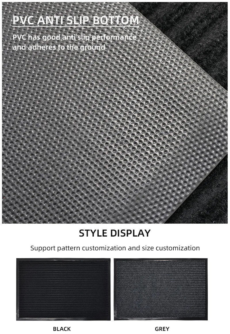 Natural Rubber Anti-Slip Welcome Mat