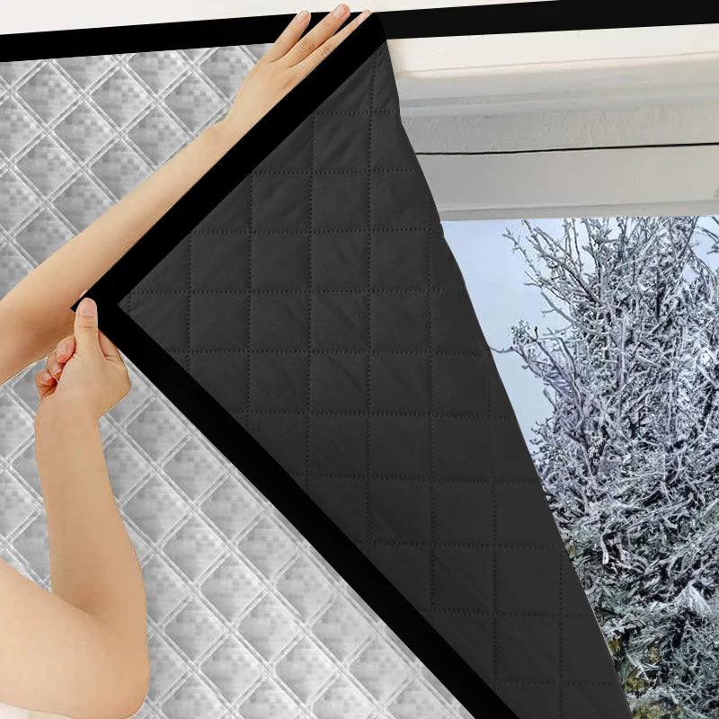 Winter Thick Blackout Curtains – Insulated Room-Darkening, Noise-Reducing & Energy-Saving Panels for Bedroom and Living Room