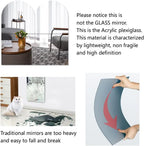 Glass Acrylic Arched Wall Mirror