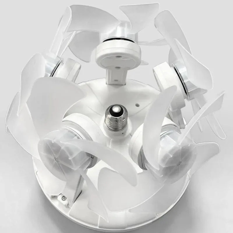 Motion-Sensor LED Ceiling Fan with Light