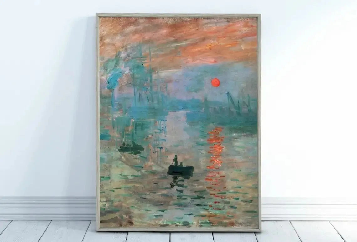 Impressionist Garden Landscape Canvas Print