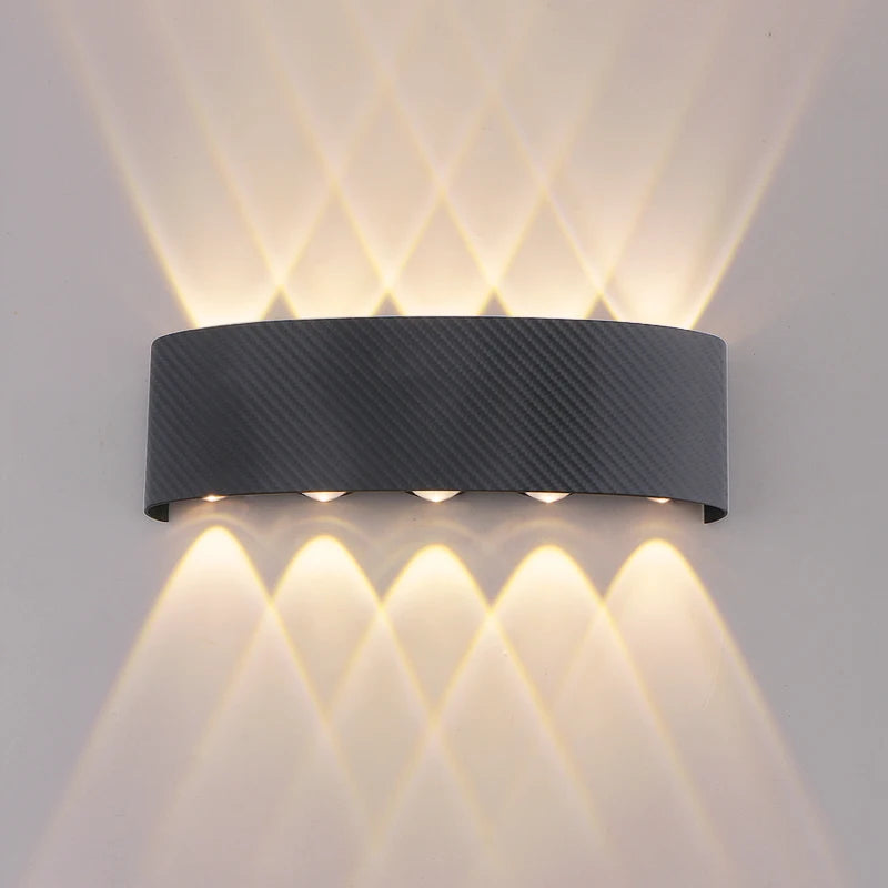 Wide-Voltage Waterproof Outdoor Wall Light