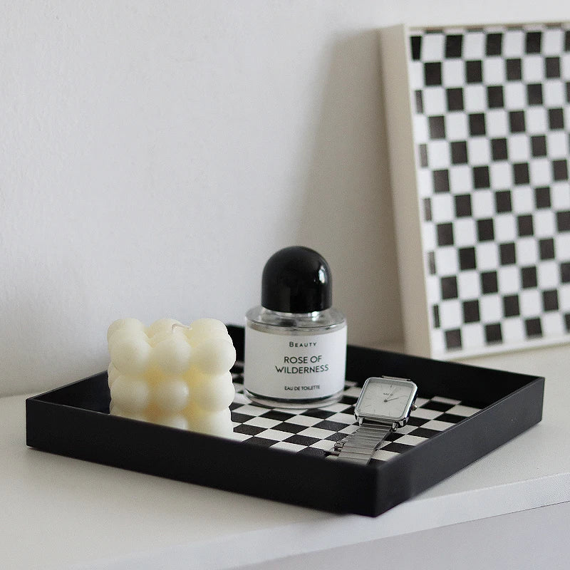 Checkerboard Desktop Valet Tray