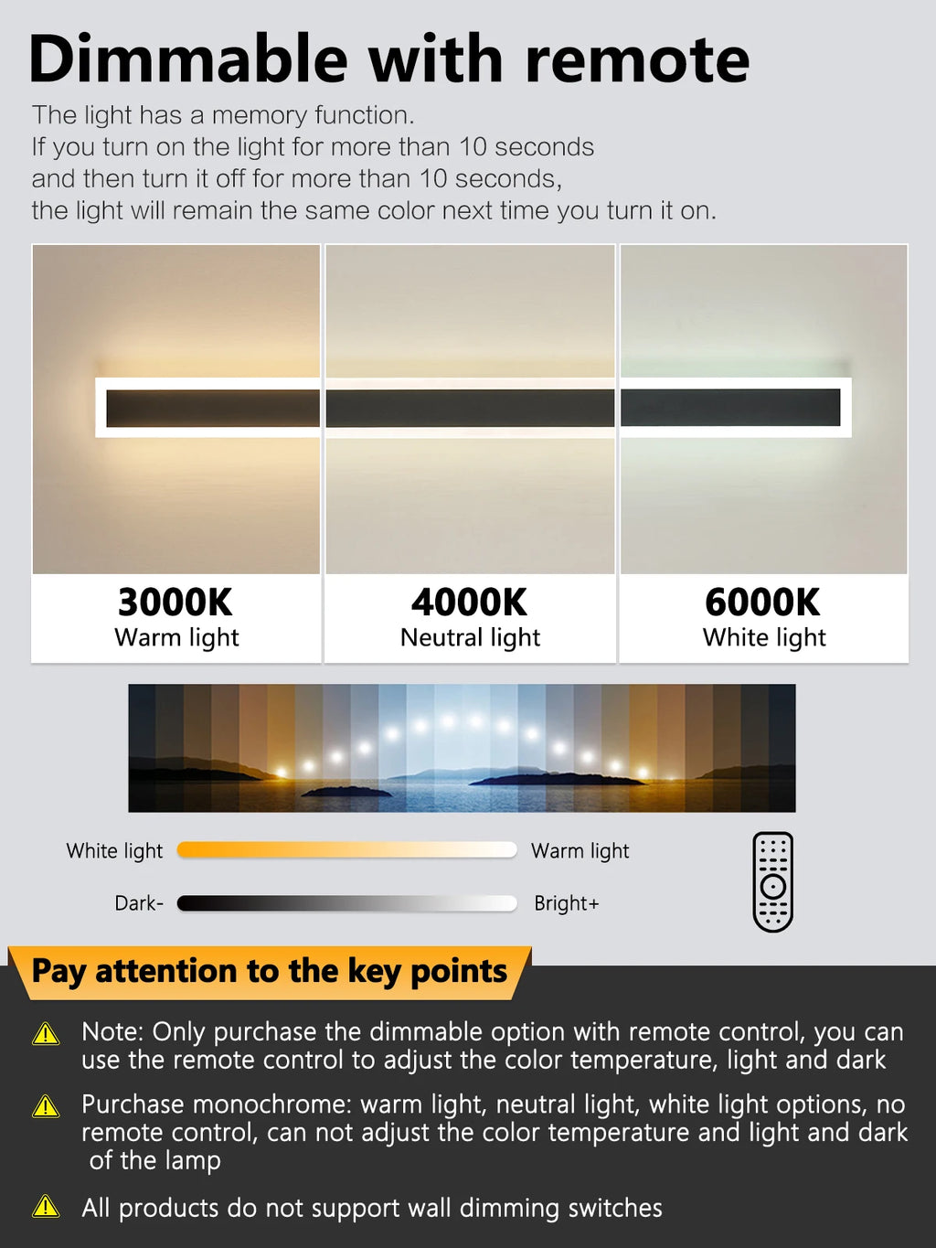 Long Strip Waterproof Outdoor LED Wall Light