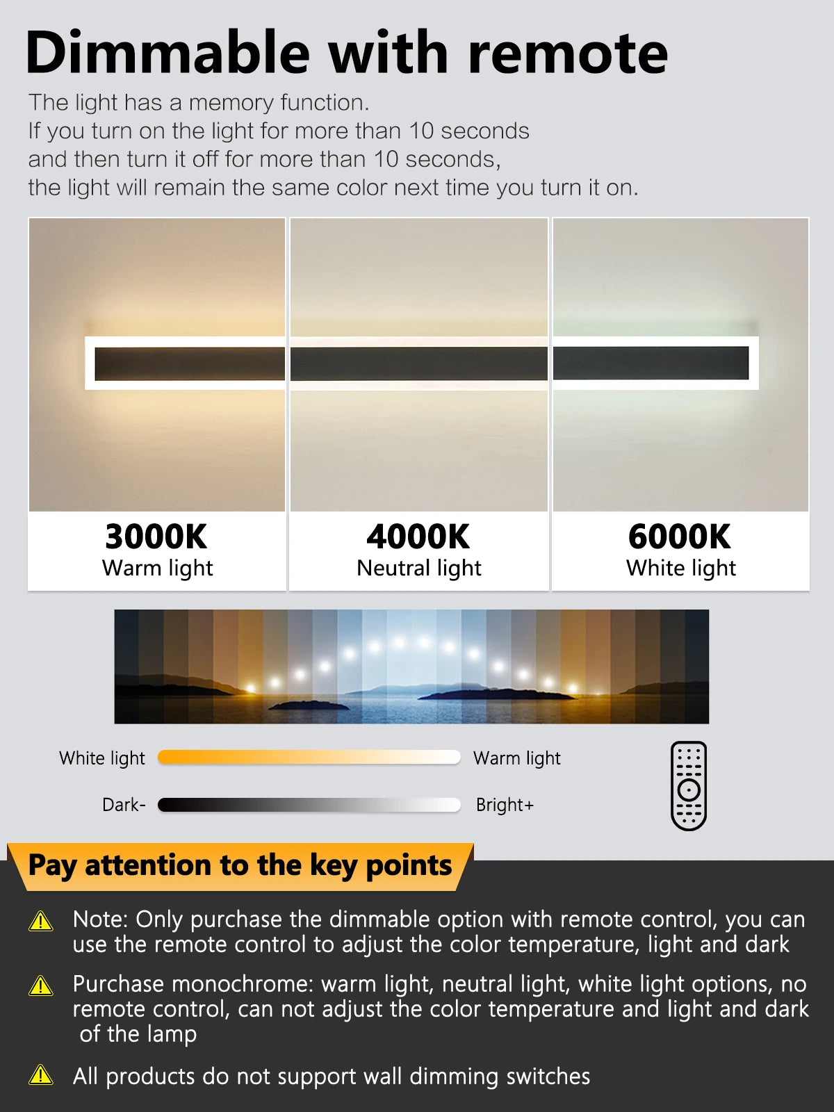 Long Strip Waterproof Outdoor LED Wall Light