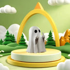 Cheeky Ghost Halloween Resin Statue