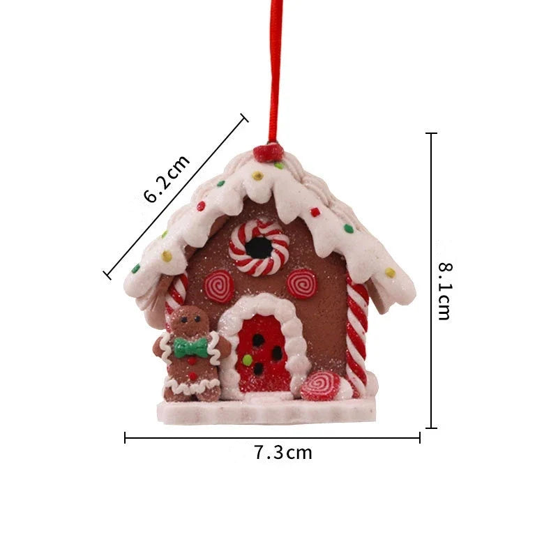 Gingerbread LED pendant ornament product detail