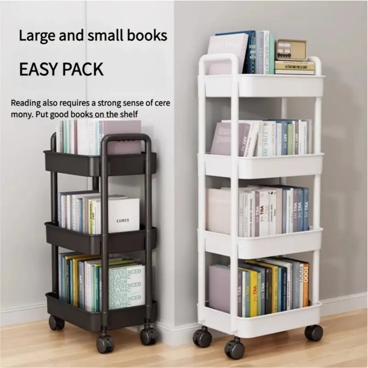 4-Tier Rolling Storage Cart