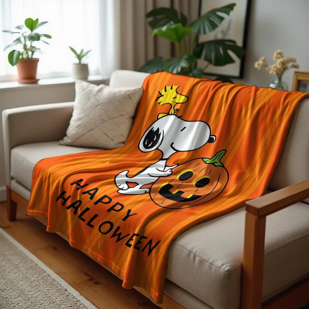 Halloween Sherpa Throw Blanket