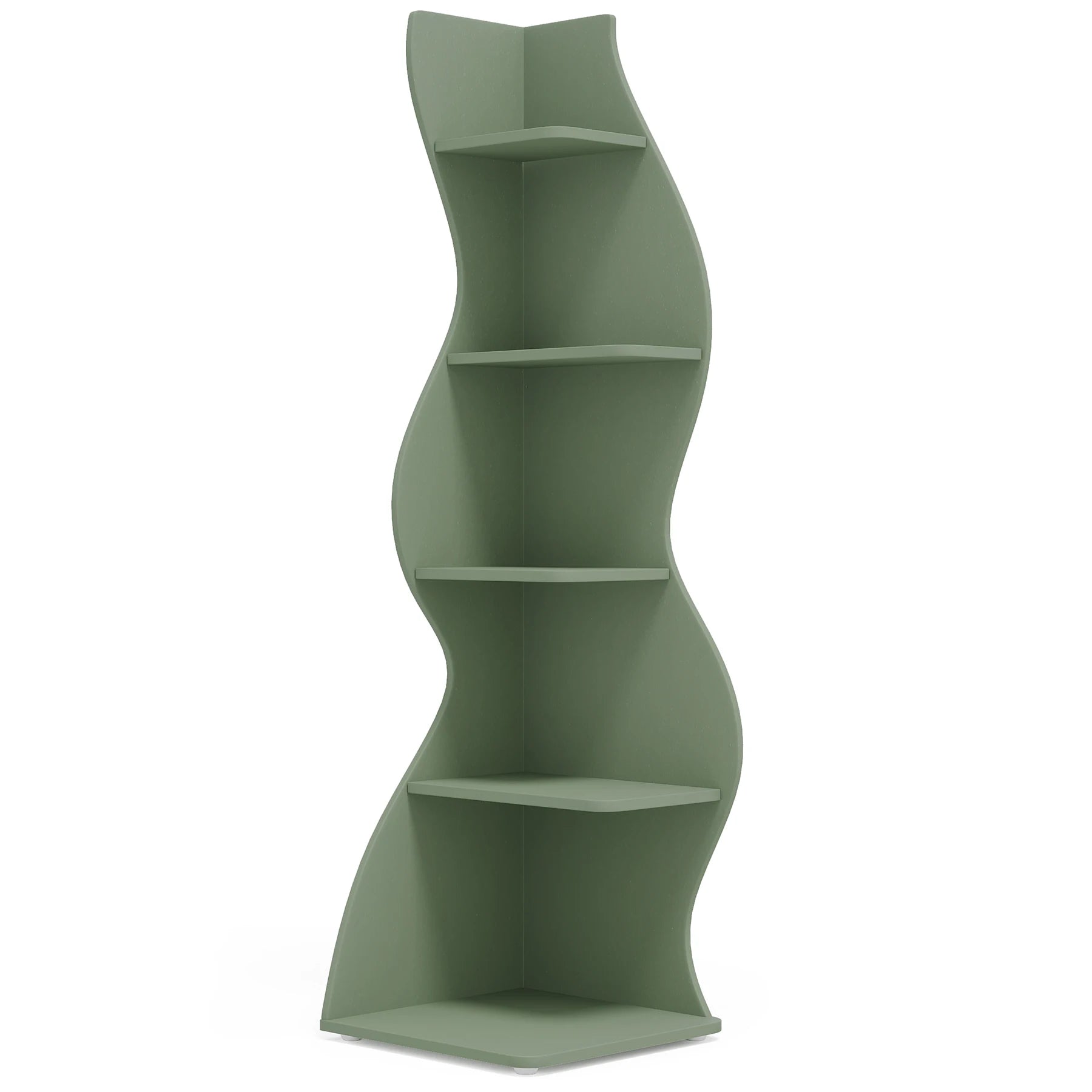 5-Tier Corner Bookshelf