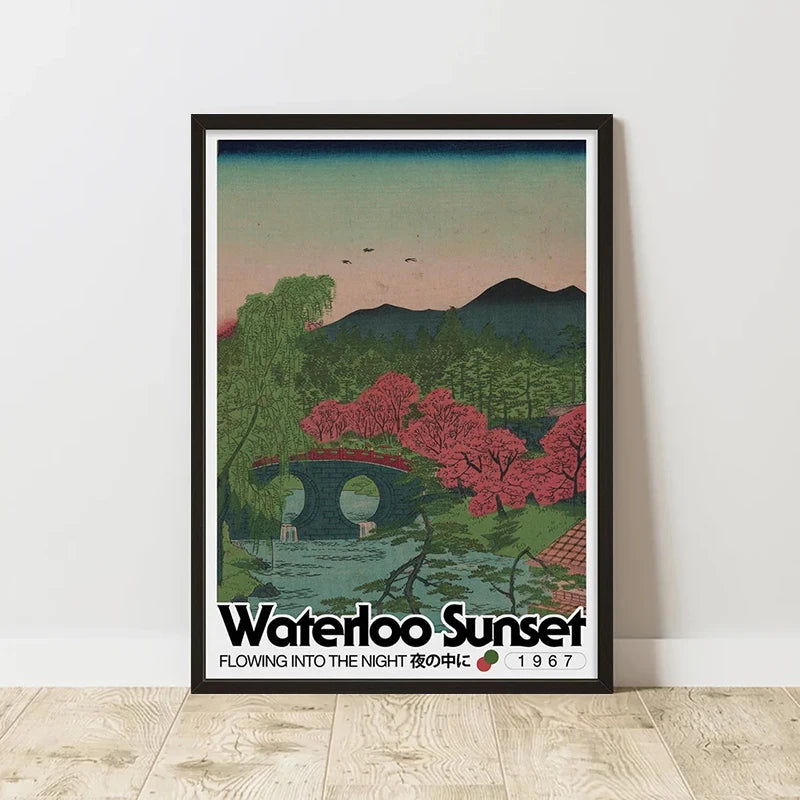 Retro Abstract Composition Canvas Print
