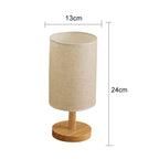 USB Dimmable Fabric Shade Table Lamp
