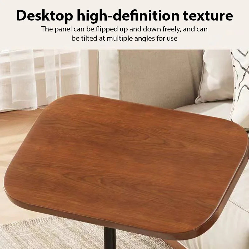 Adjustable C-Shaped Sofa Table