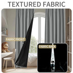 Custom Size 1Pc Hook 100% Blackout Curtains for Living Room Bedroom Thermal Insulated Waterproof Window Decor 창문커텐 Door Blinds
