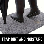 Absorbent Microfiber Muddy-Paw Door Mat