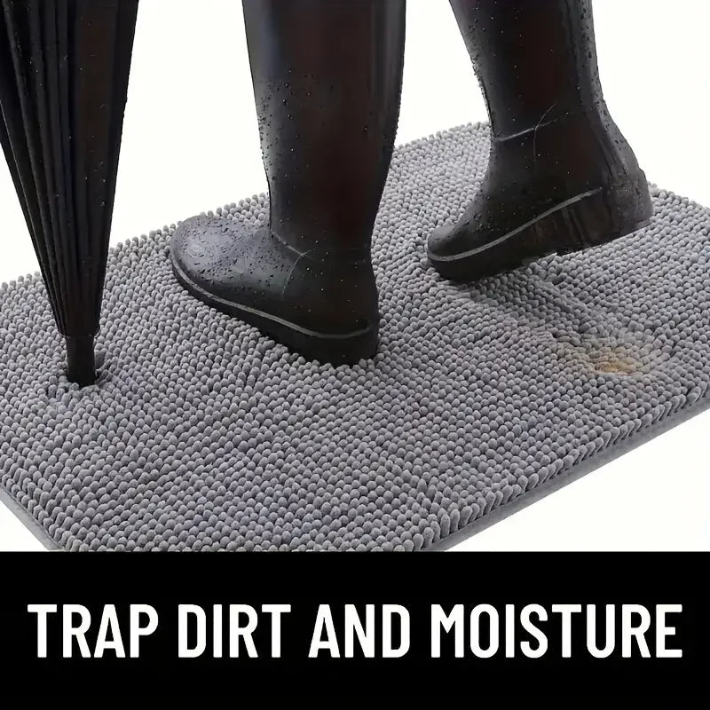 Absorbent Microfiber Muddy-Paw Door Mat