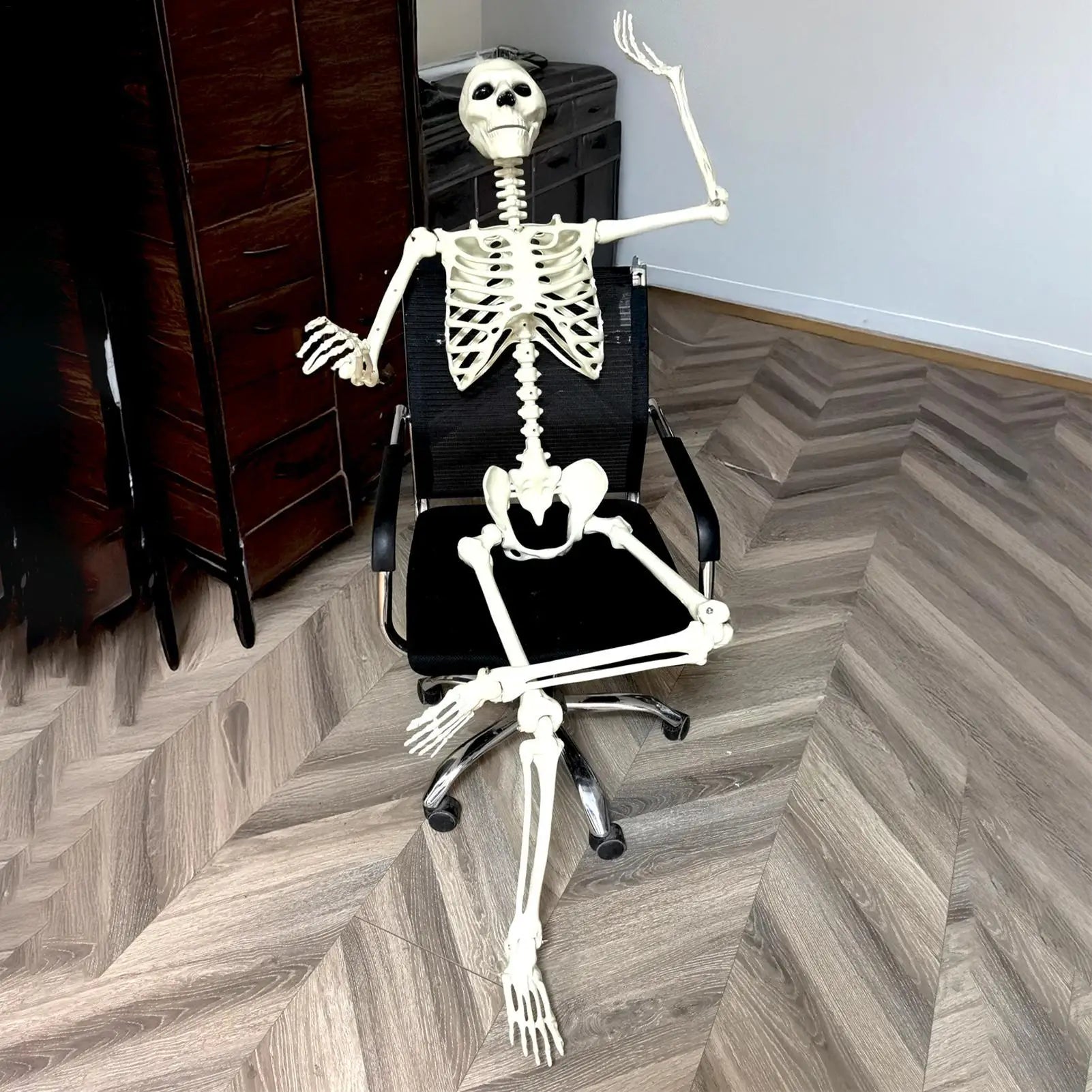 90 cm Posable Halloween Skeleton
