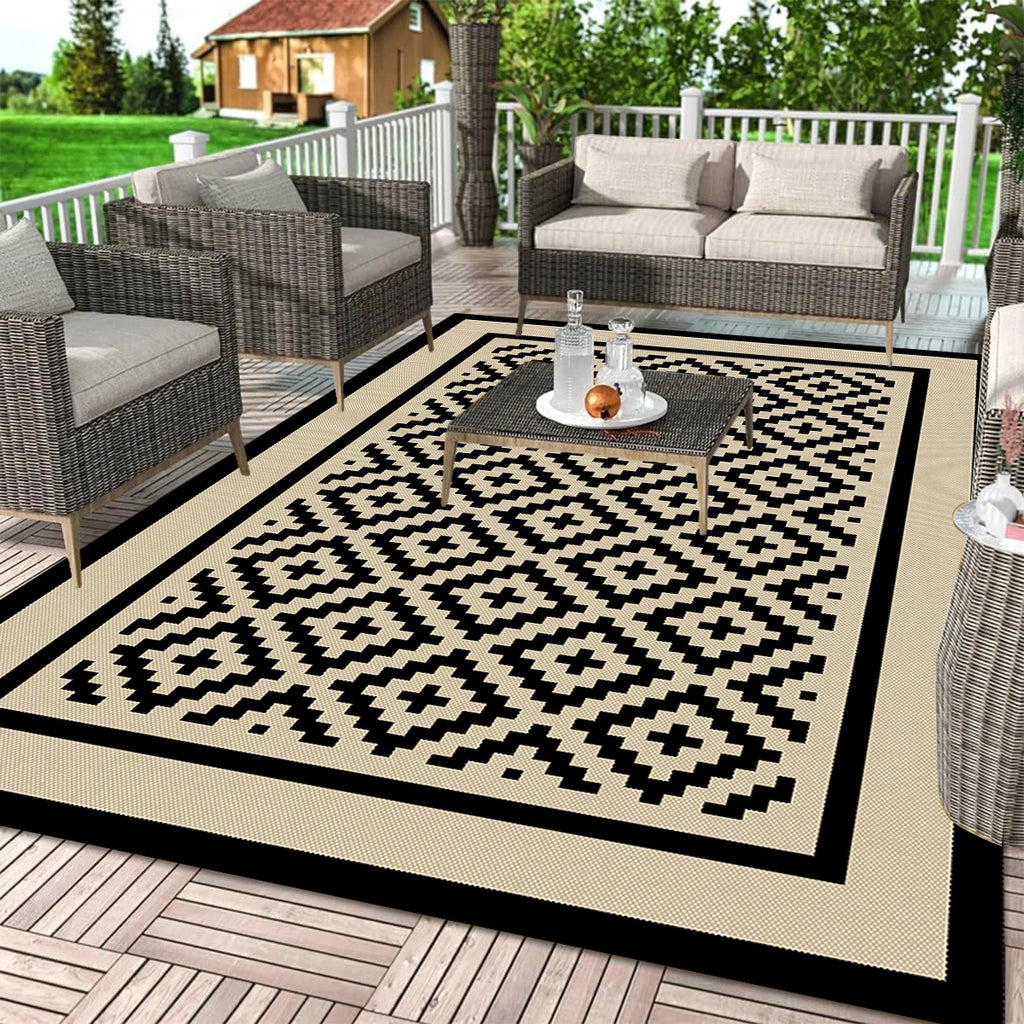 Reversible Woven Patio Rug
