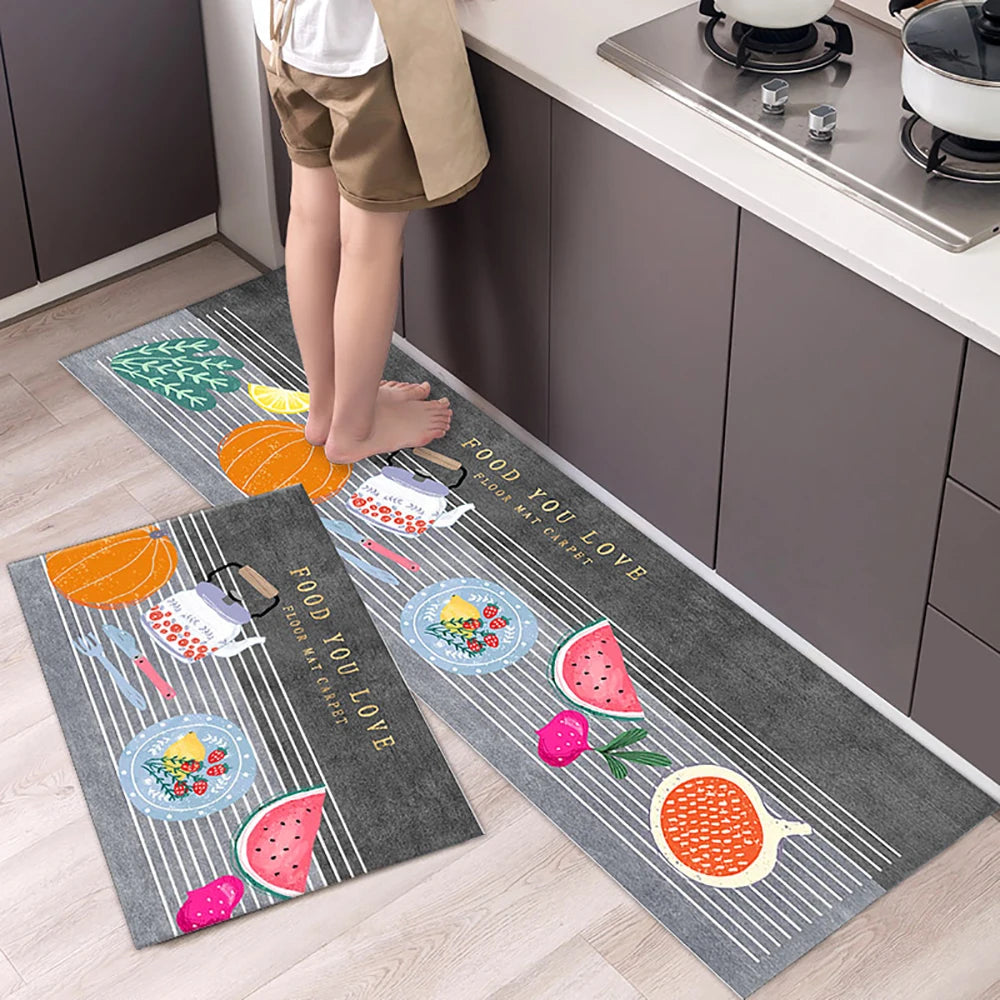 Crystal-Velvet Absorbent Kitchen Runner