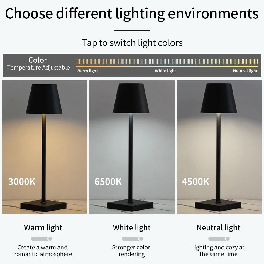 Desk Rechargeable LED Table Lamp