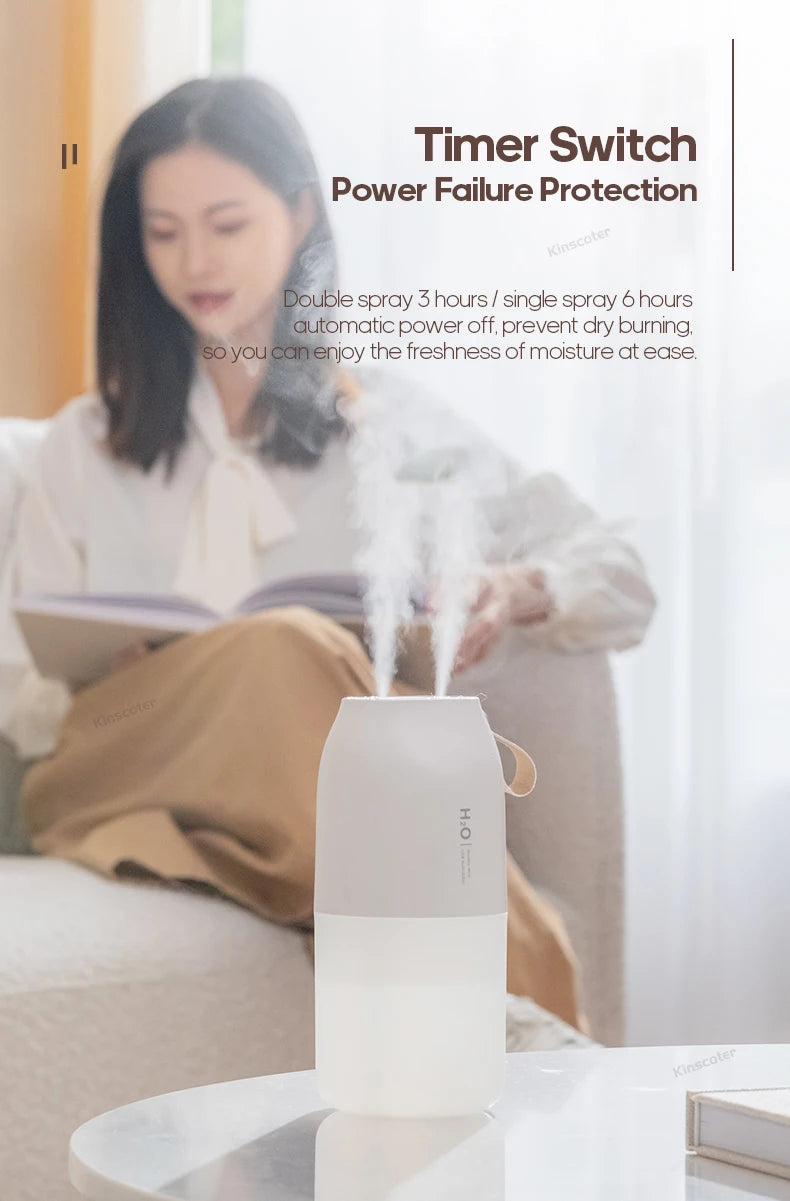 300ml Rechargeable Ultrasonic Humidifier