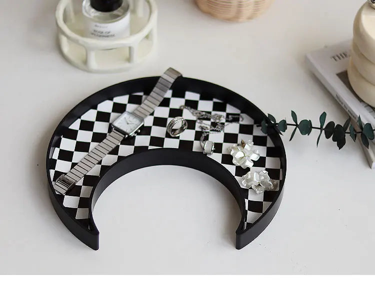 Checkerboard Desktop Valet Tray