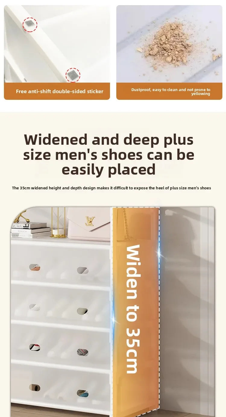 Door-Mounted Shoe & Hat Rack