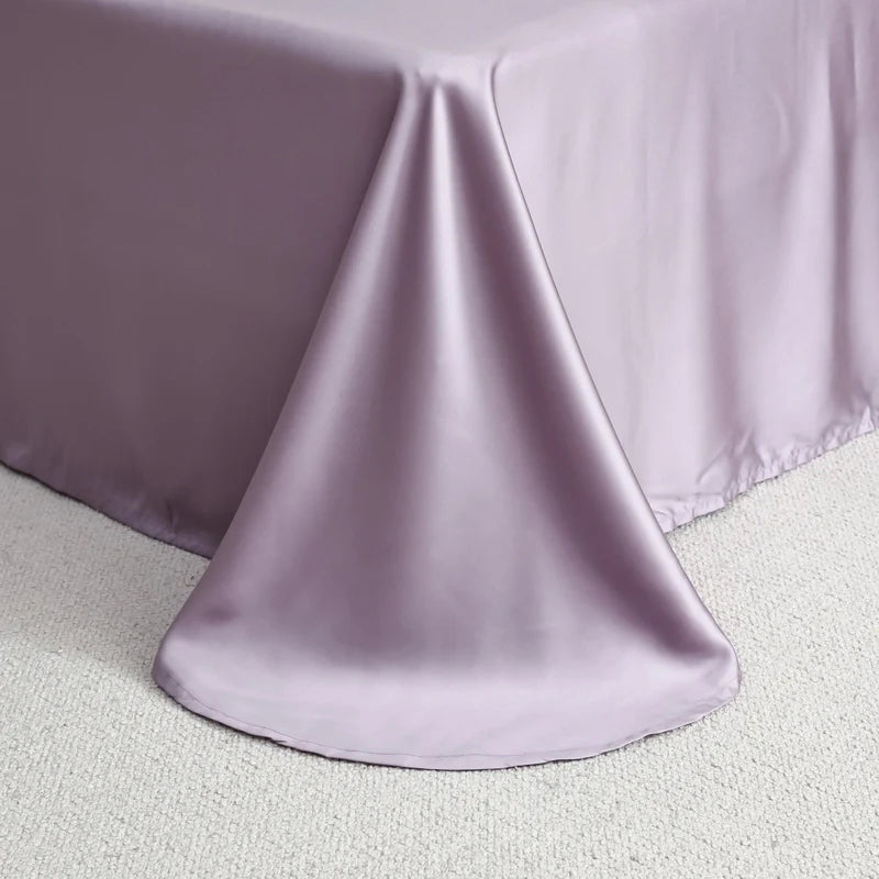 100% Silk Bed Sheet Set Luxury Mulberry Silk Bedding Sets Twin Full Double Queen King Size Fitted Sheet Flat Sheet Pillowcase