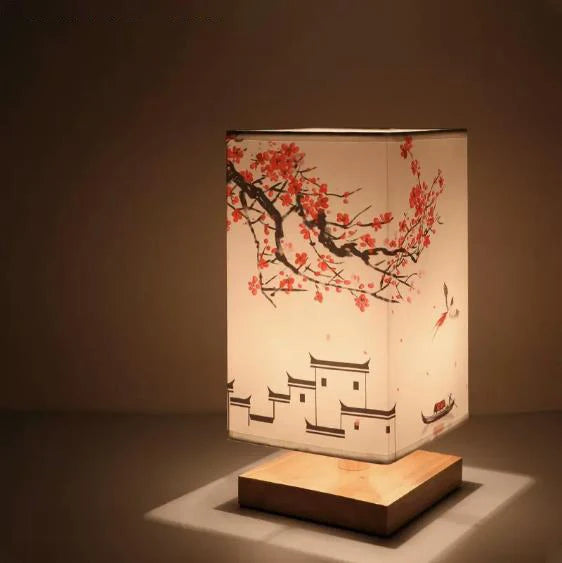 Wood Table Lamp