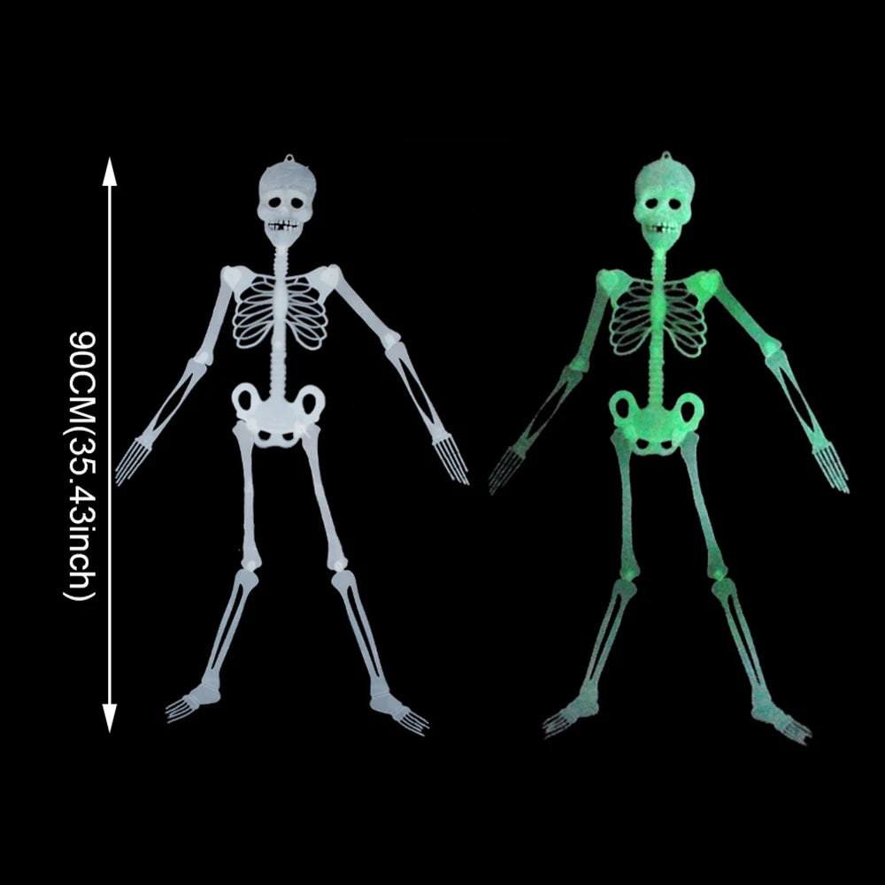 Glow-in-the-Dark Hanging Skeleton