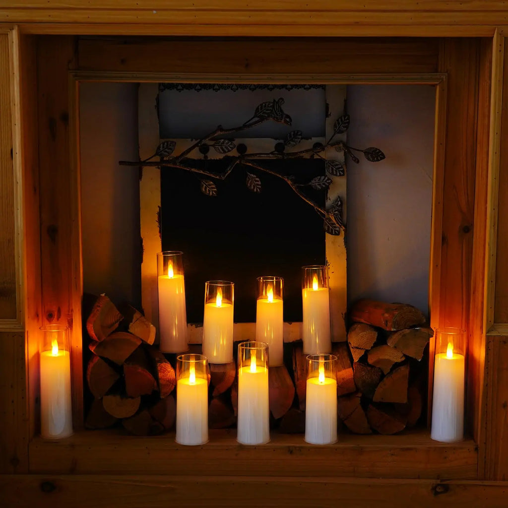 Flameless Acrylic LED Candles